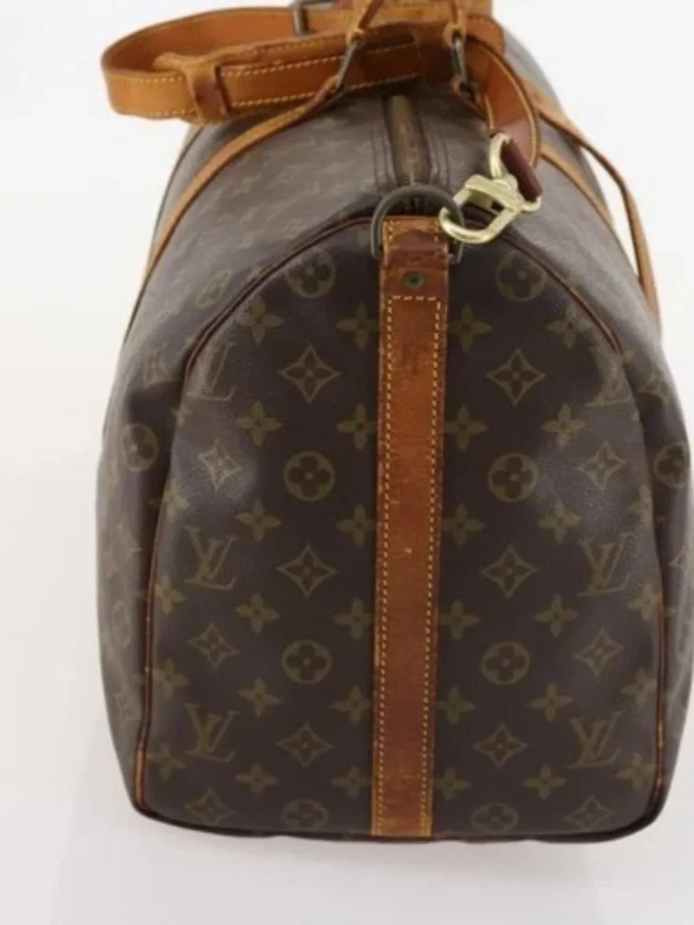 LOUIS VUITTON Monogram Keepall Bandouliere 50 Boston Bag M41416 LV Auth 174446